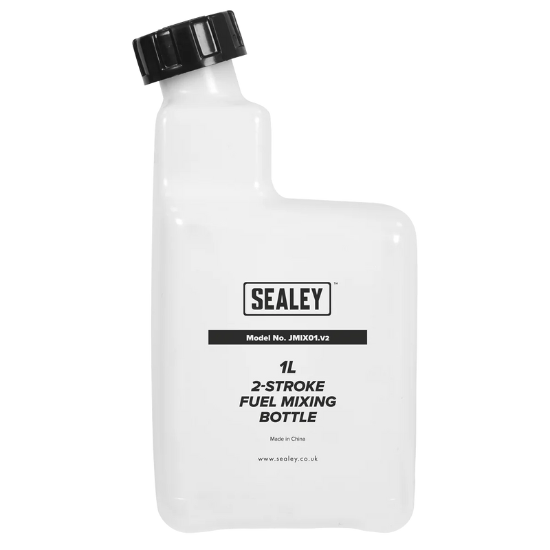 Sealey 1L 2-Stroke Fuel Mixing Bottle - Multiple Ratio Options