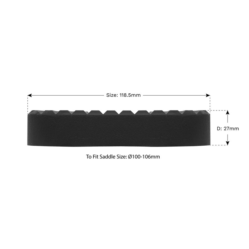 Sealey Safety Rubber Jack Pad Type A 118.5mm Square