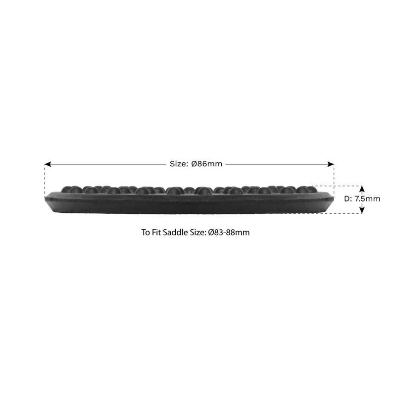 Sealey Safety Rubber Jack Pad - Type B Ø86mm