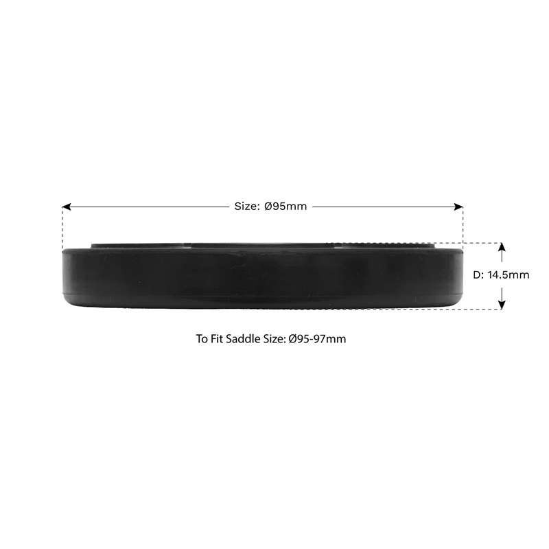 Sealey Safety Rubber Jack Pad Type B Ø95mm