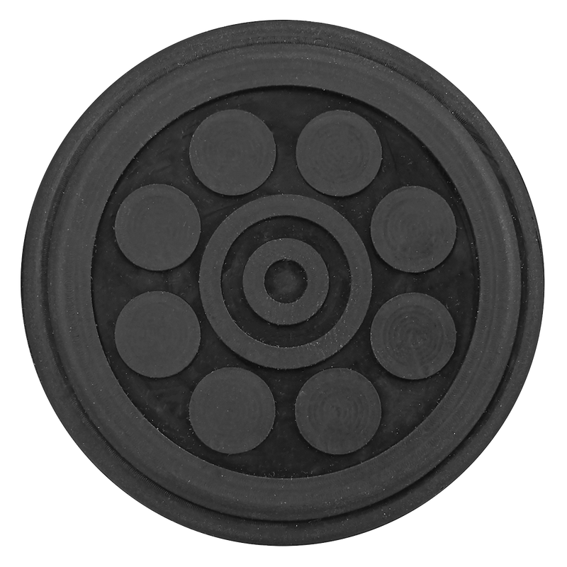 Sealey Safety Rubber Jack Pad - Type A Ø61mm