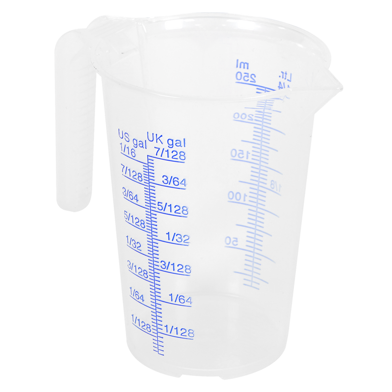 Sealey Measuring Jug 250ml Translucent Polypropylene JT0250