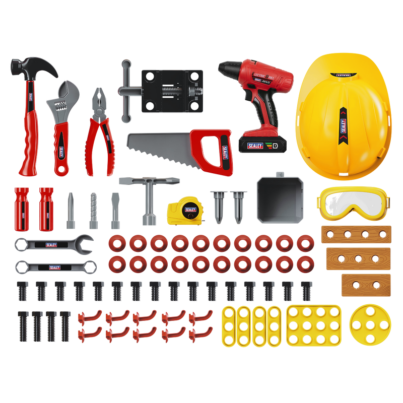 Sealey Junior Toy Tool Kit with Workbench 90 Piece