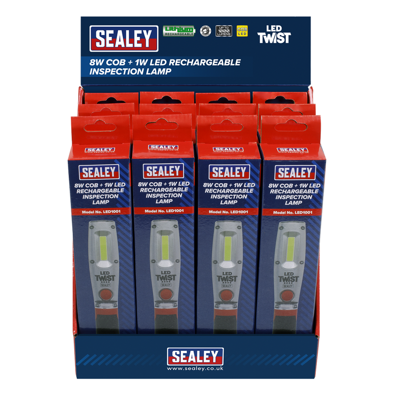 Sealey LED Inspection Light 8W Model LED1001DB 240mm