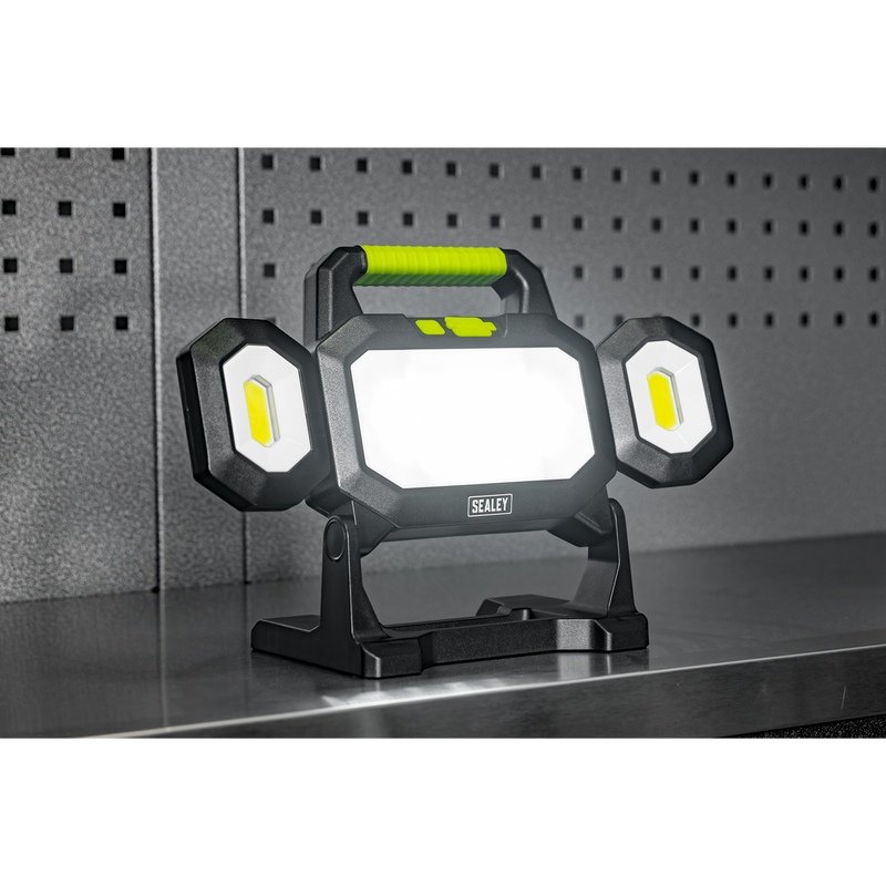 Sealey Rechargeable Floodlight LED18WFL 31W & 26W COB