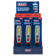 Sealey LED Inspection Light 16W COB & 1W SMD Rechargeable - LED2001DB