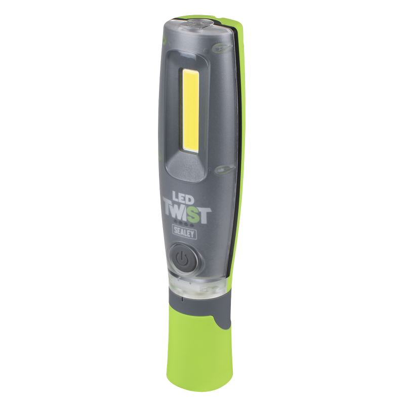 Sealey LED Inspection Light 16W COB & 1W SMD Rechargeable Green