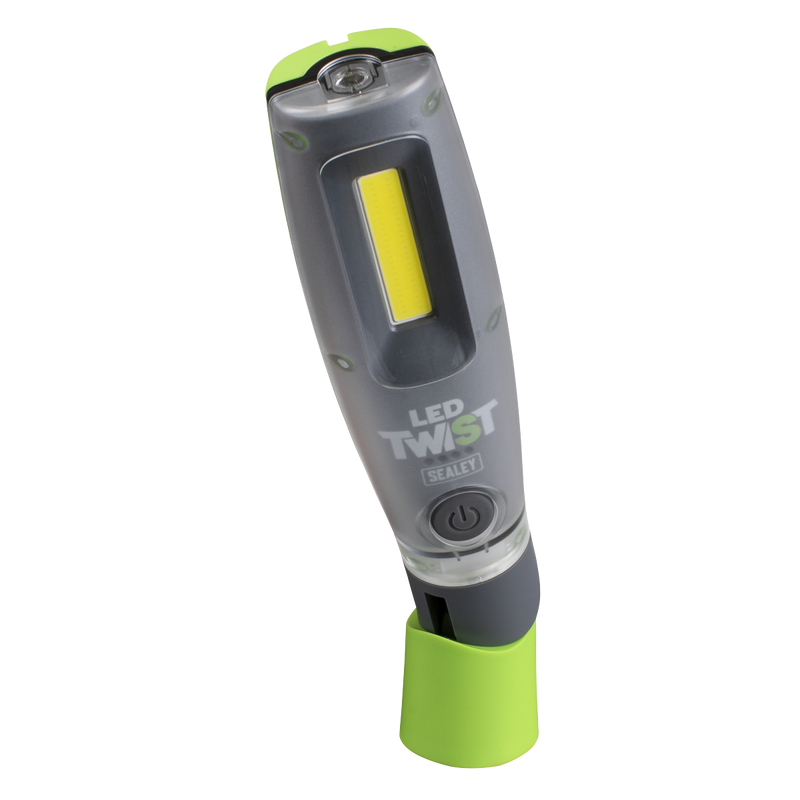 Sealey LED Inspection Light 16W COB & 1W SMD Rechargeable Green