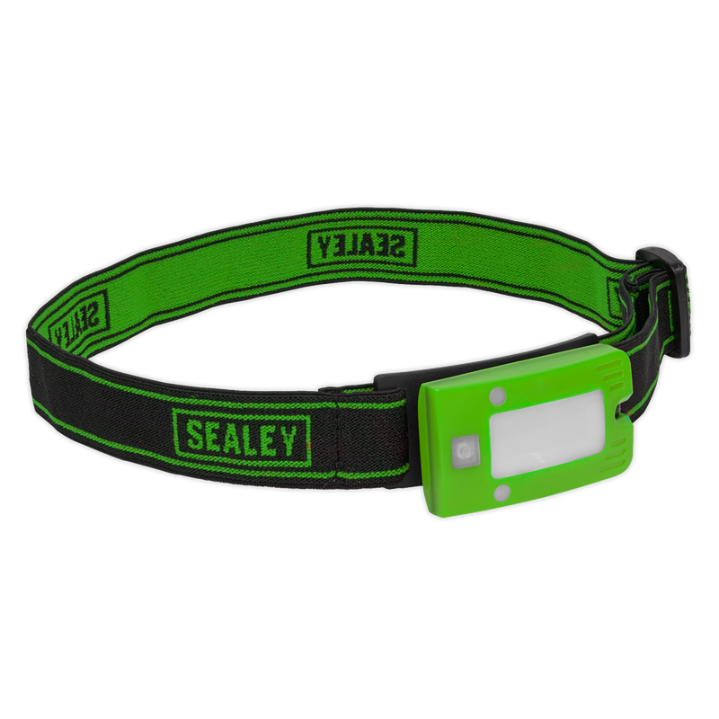 Sealey Rechargeable Head Torch LED360HT 200lm COB Black