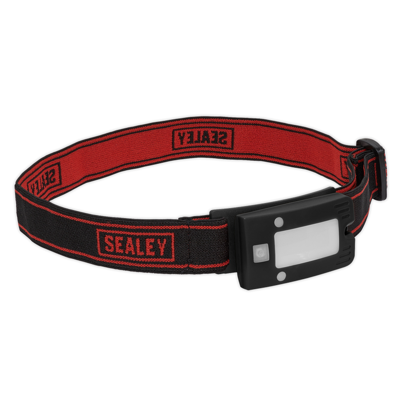 Sealey Rechargeable Head Torch LED360HT 200lm COB Black