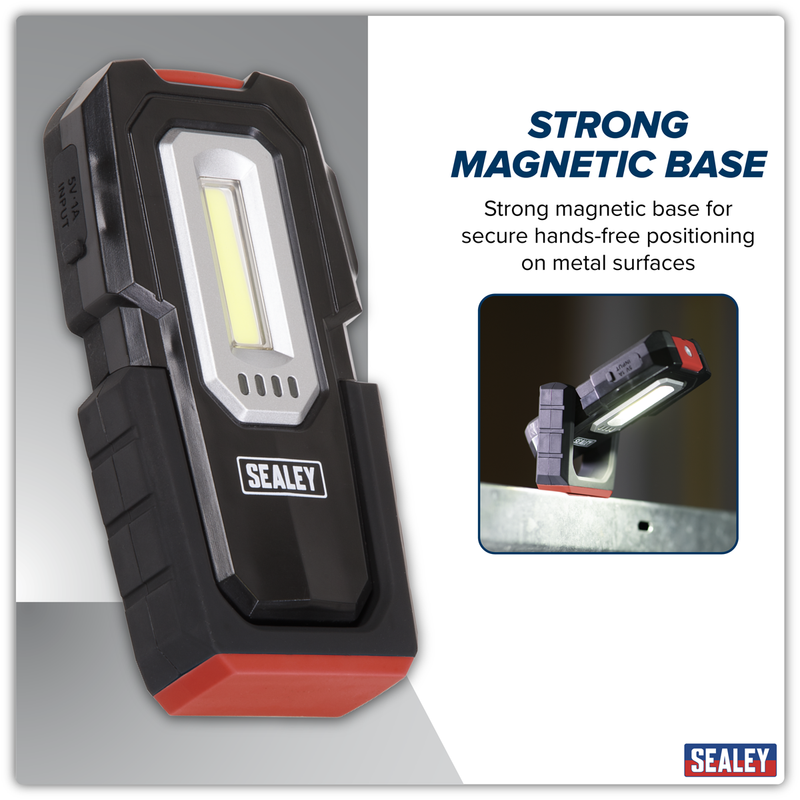 Sealey Wireless Rechargeable Inspection Light 3W COB 1W SMD LED