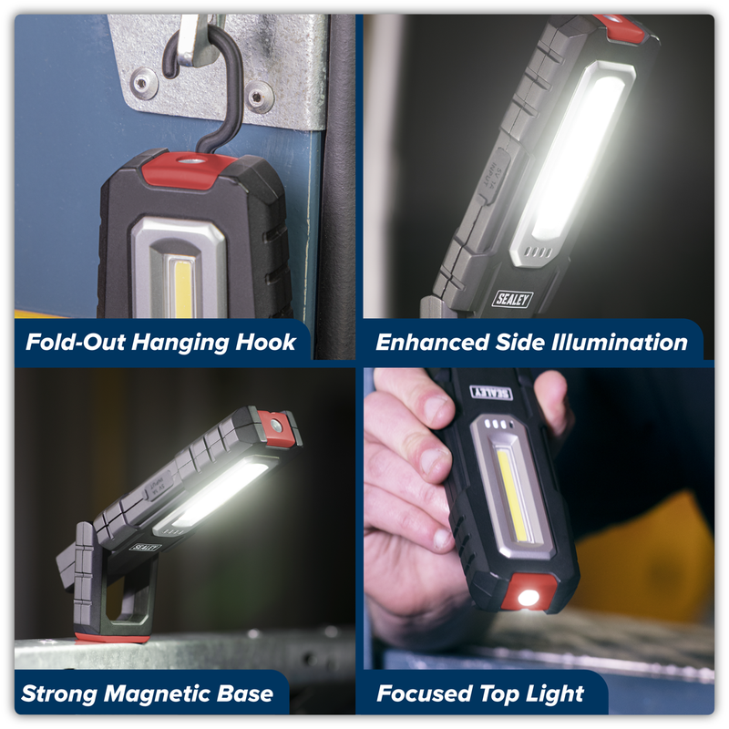 Sealey Wireless Inspection Light LEDWC04 5W COB & 1W SMD