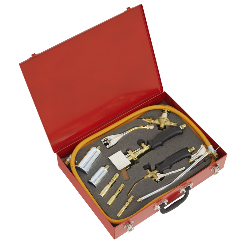 Sealey Propane Torch Kit LPT14 13 Piece with 5.1kg Weight