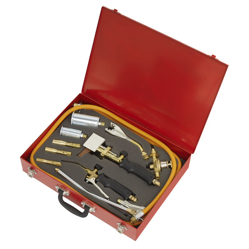Sealey Propane Torch Kit LPT14 13 Piece with 5.1kg Weight