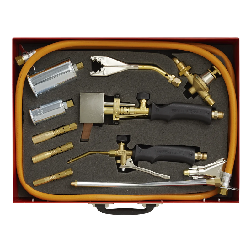 Sealey Propane Torch Kit LPT14 13 Piece with 5.1kg Weight
