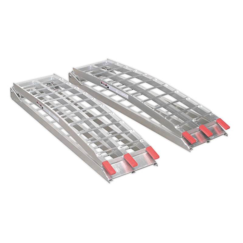 Sealey Aluminium Loading Ramps 680kg Capacity - Pair