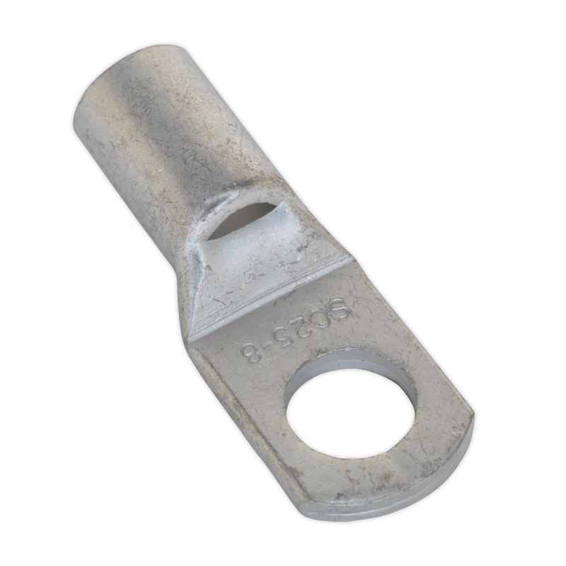 Sealey Copper Lug Terminal 25mm² x 6mm - Pack of 10