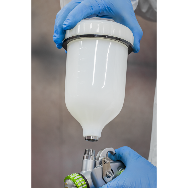 Sealey Premier LVLP Gravity Feed Spray Gun 1.4mm 600ml Capacity