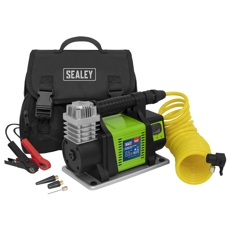 Sealey Heavy-Duty Digital Tyre Inflator 12V 50L/min
