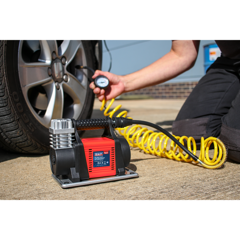 Sealey Heavy-Duty Tyre Inflator MAC05 12V 50L/min
