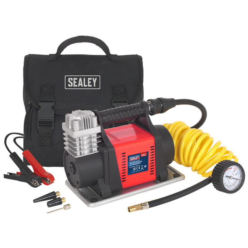 Sealey Heavy-Duty Tyre Inflator MAC05 12V 50L/min