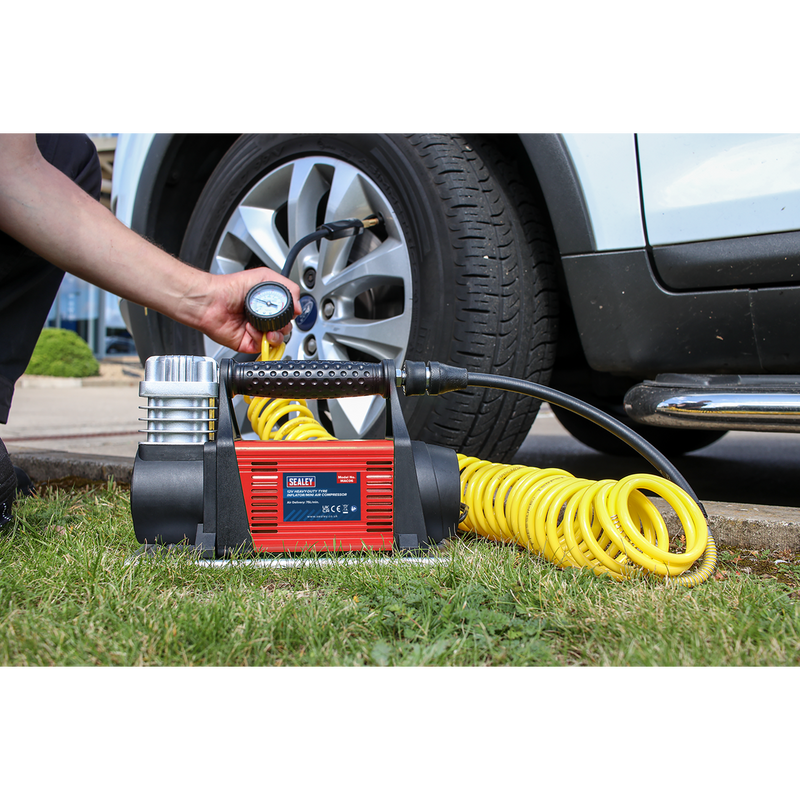 Sealey Heavy-Duty Tyre Inflator 12V 150psi MAC06