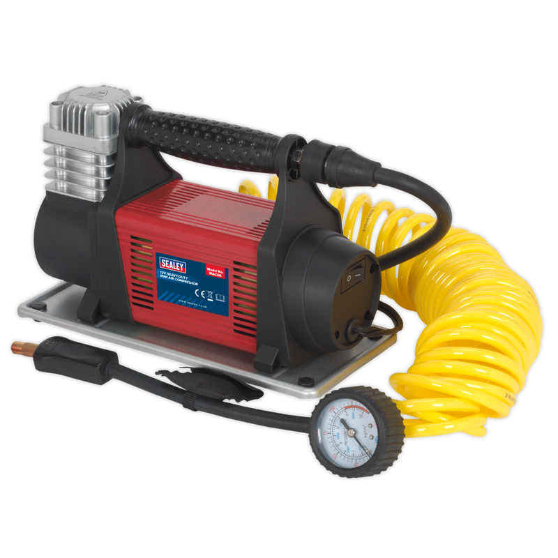 Sealey Heavy-Duty Tyre Inflator 12V 150psi MAC06