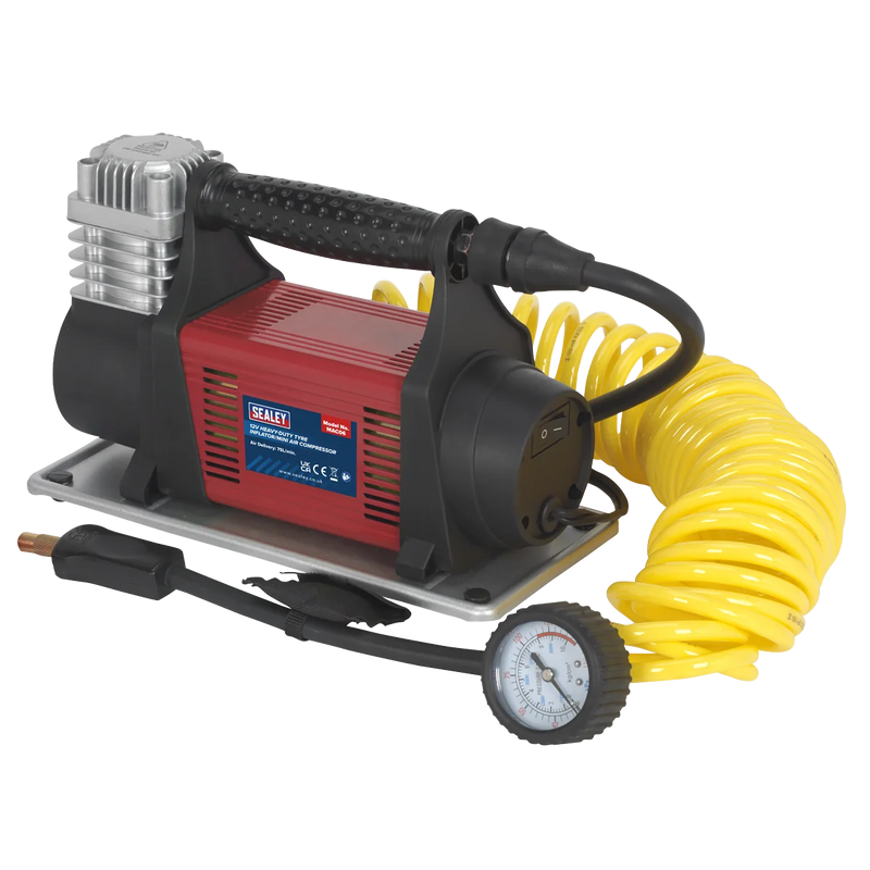 Sealey Heavy-Duty Tyre Inflator 12V 150psi MAC06