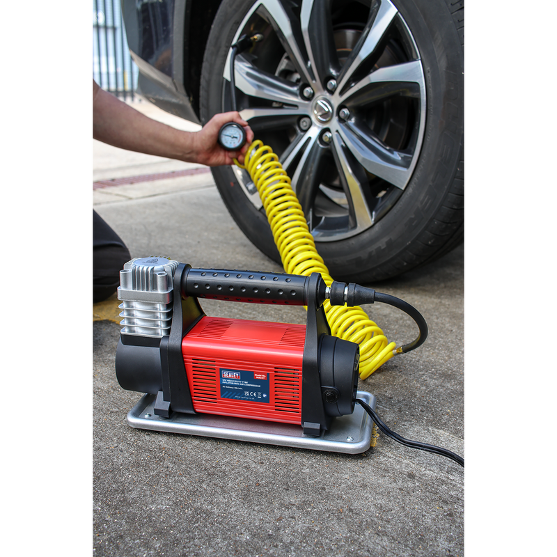Sealey Heavy-Duty Tyre Inflator MAC07 12V 95L/min