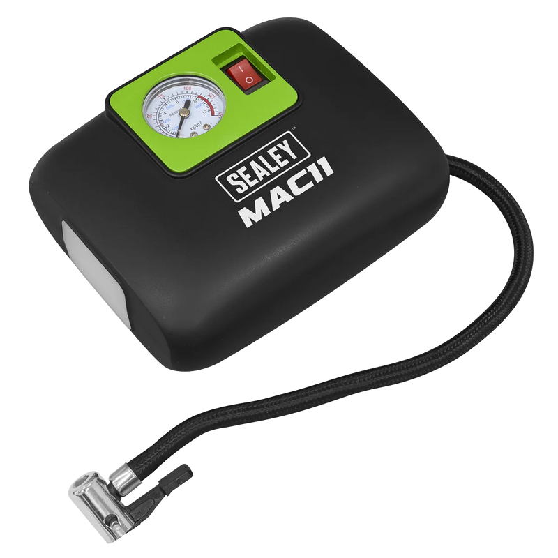 Sealey Tyre Inflator with Worklight 12V 120psi