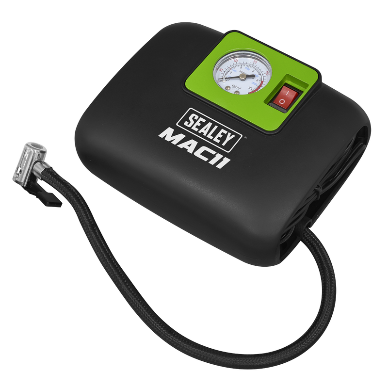 Sealey Tyre Inflator with Worklight 12V 120psi