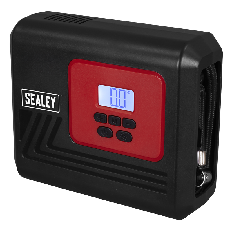 Sealey Tyre Inflator MAC12D 12V with Worklight 120psi