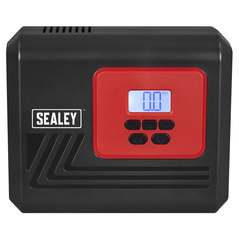 Sealey Tyre Inflator MAC12D 12V with Worklight 120psi