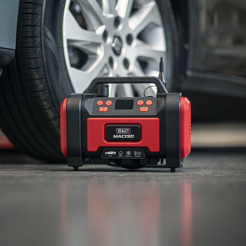 Sealey Tyre Inflator & High-Volume Air Pump MAC13D 120psi