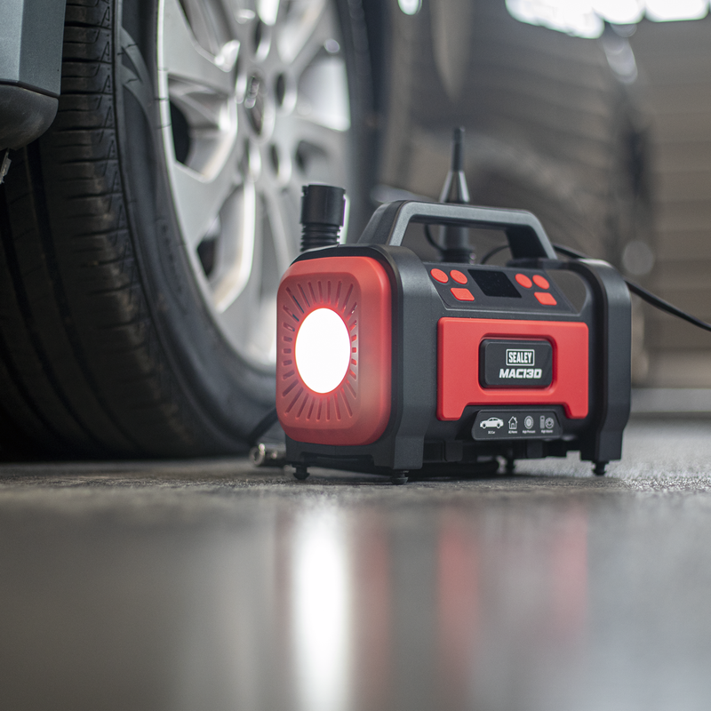 Sealey Tyre Inflator & High-Volume Air Pump MAC13D 120psi