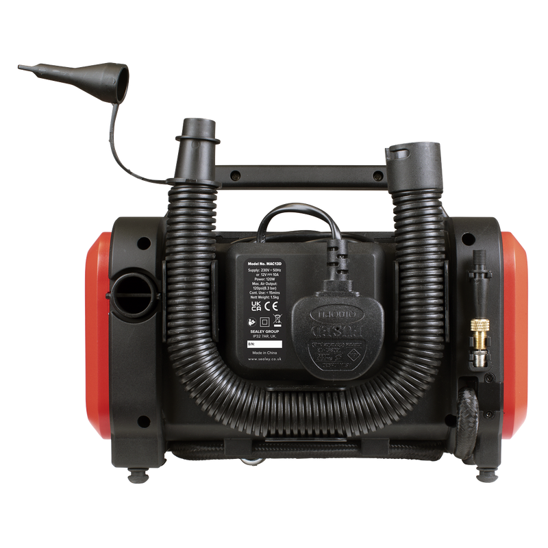 Sealey Tyre Inflator & High-Volume Air Pump MAC13D 120psi