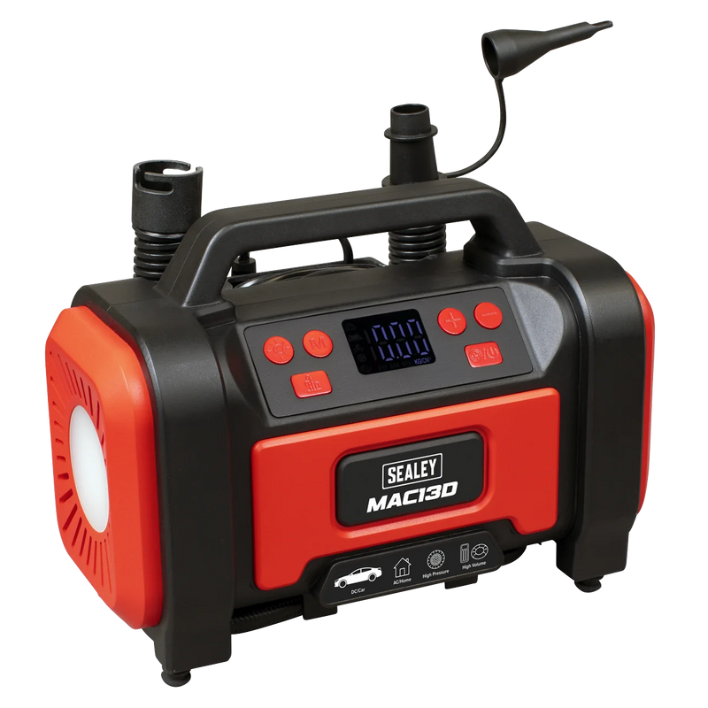 Sealey Tyre Inflator & High-Volume Air Pump MAC13D 120psi