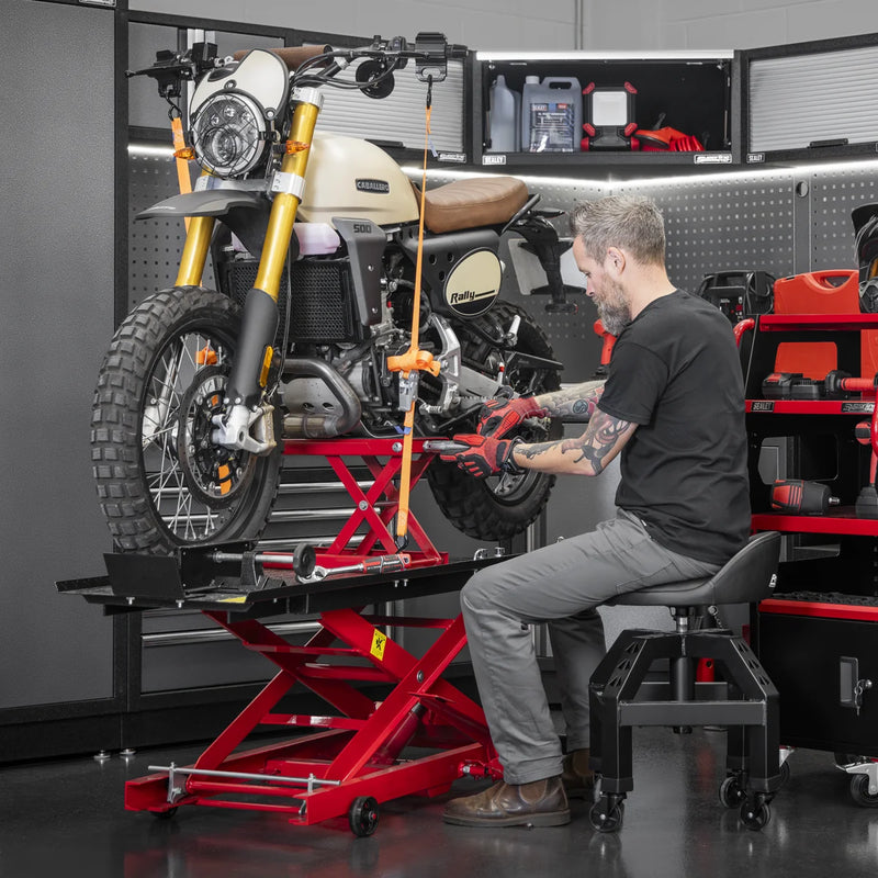 Sealey Premier Hydraulic Motorcycle Lift 363kg Capacity MC365