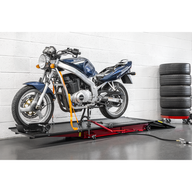 Sealey Air/Hydraulic Motorcycle Lift 454kg Capacity MC401A