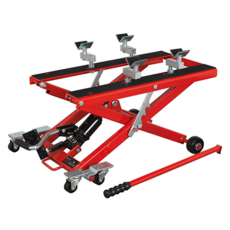 Sealey Hydraulic Motorcycle Scissor Lift 500kg Capacity MC4500