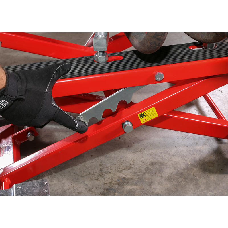Sealey Hydraulic Motorcycle Scissor Lift 500kg Capacity MC4500