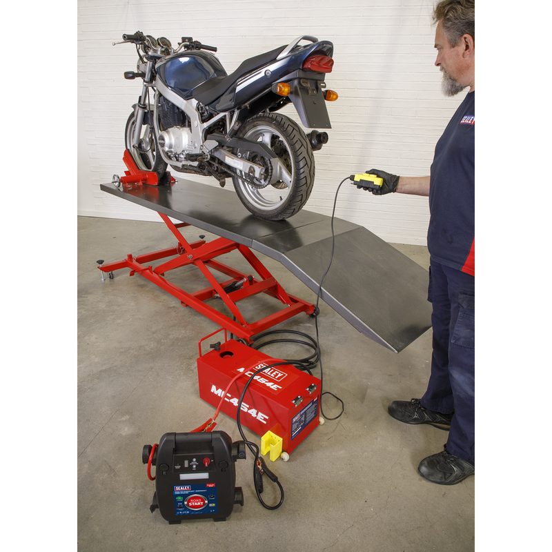 Sealey 12V Electro/Hydraulic Motorcycle Lift 450kg Capacity