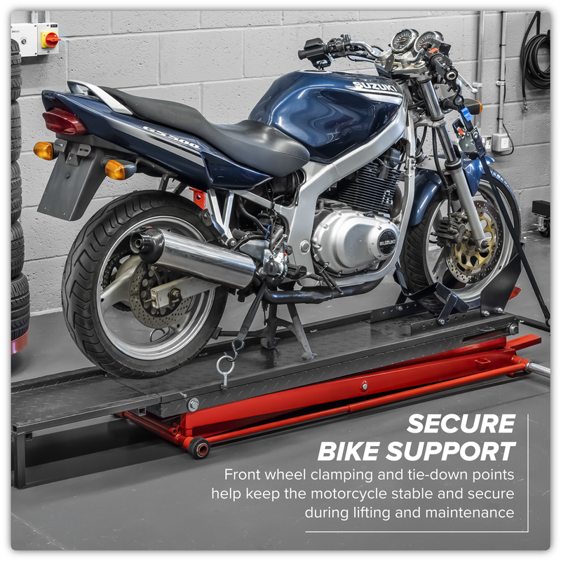Sealey Hydraulic Motorcycle Lift 450kg Capacity Model MC550