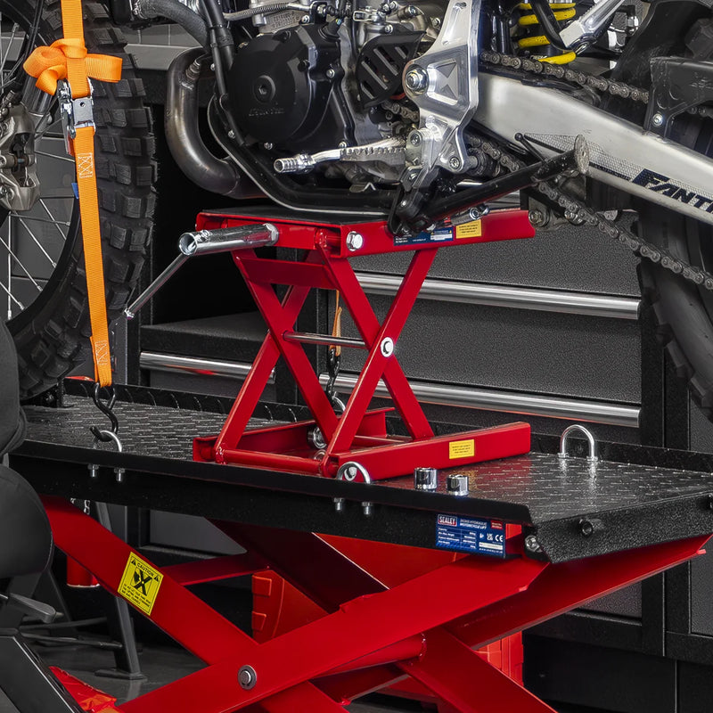 Sealey Motorcycle Scissor Stand 450kg Capacity MC5908