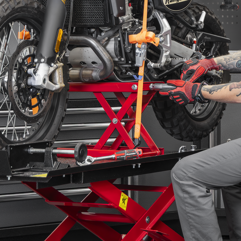 Sealey Motorcycle Scissor Stand 450kg Capacity MC5908