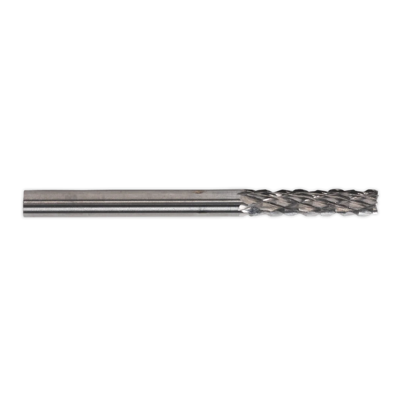 Sealey Micro Carbide Burr 3mm Cylindrical End Cutter - Pack of 3