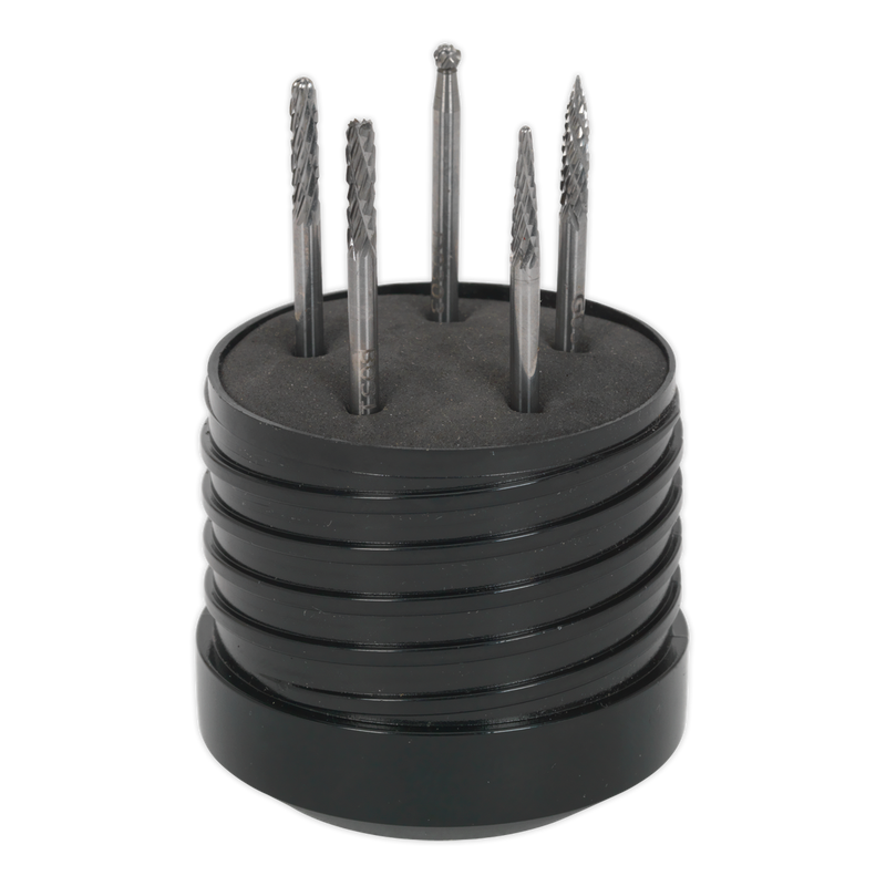 Sealey Micro Carbide Burr Set 5 Piece Ø3mm