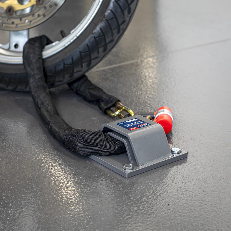 Sealey Motorcycle Ground Anchor MCGA01D Heavy-Duty Security Lock
