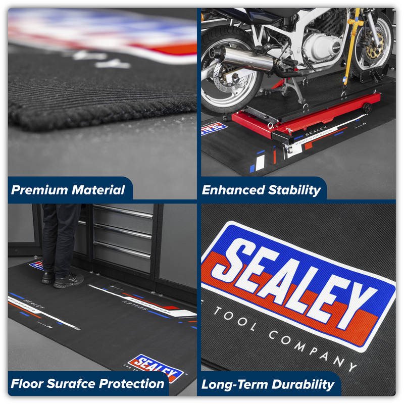 Sealey Motorcycle Garage Mat MCGM01 1.67kg