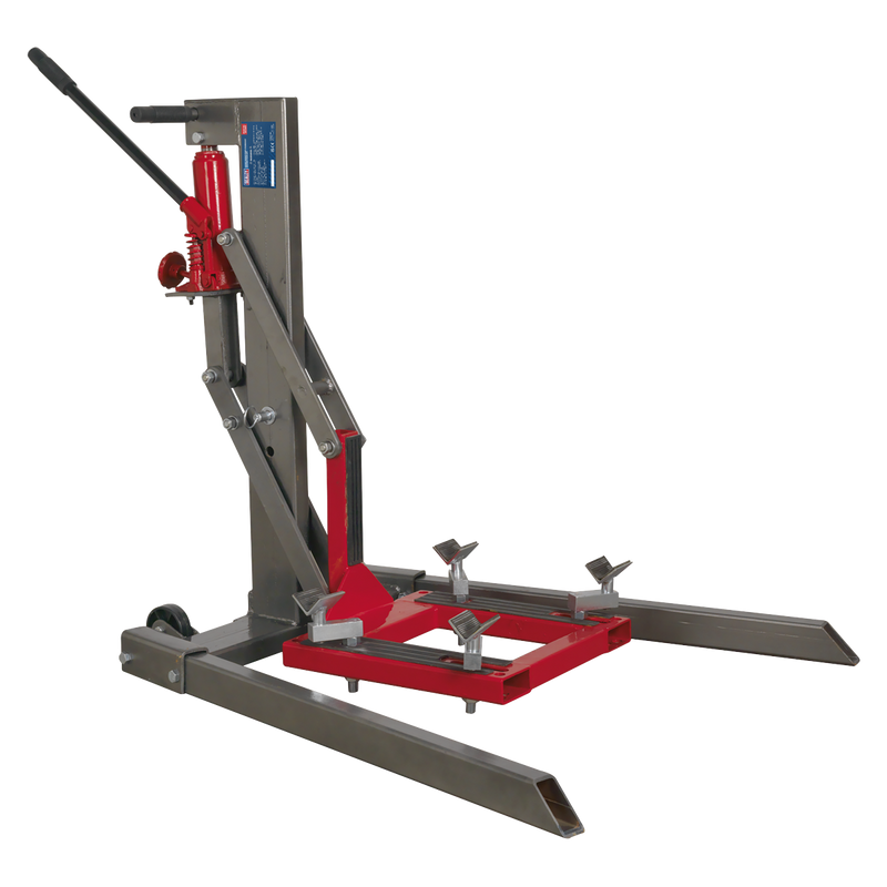 Sealey Single Post Hydraulic Motorcycle Lift 450kg Capacity